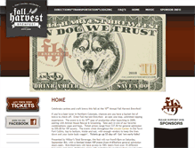 Tablet Screenshot of fallharvestbrewfest.com
